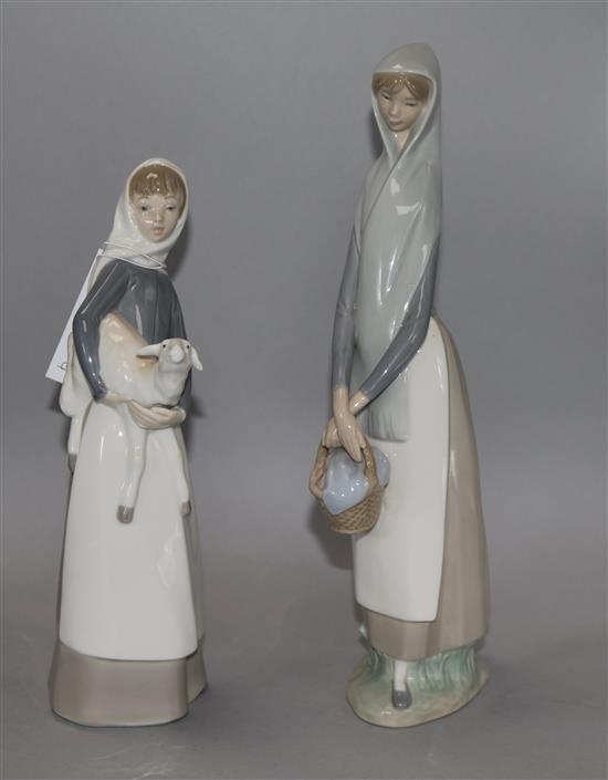 Two Lladro figures